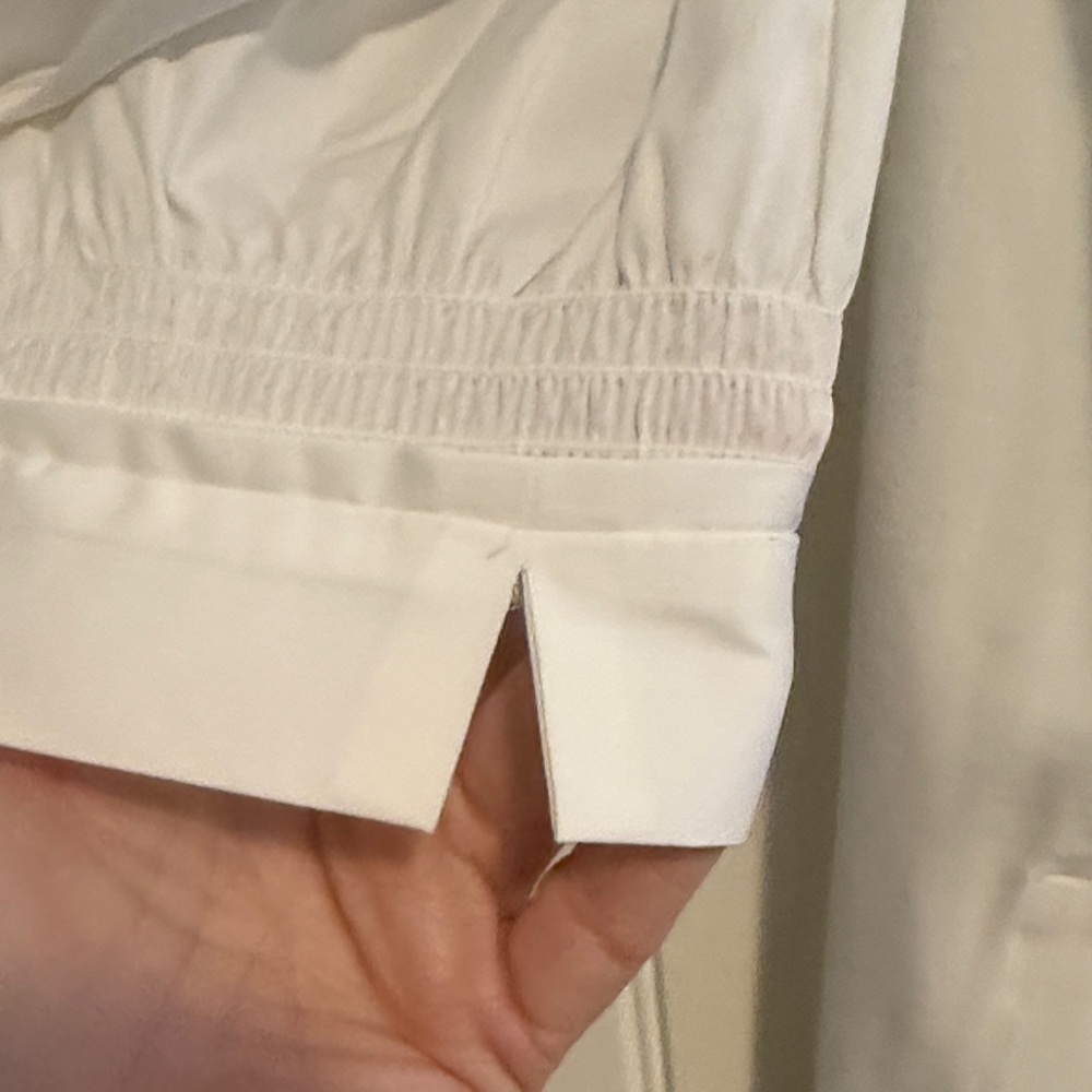 Chico's Cream V-Neck Blouse - Picture 6 of 6